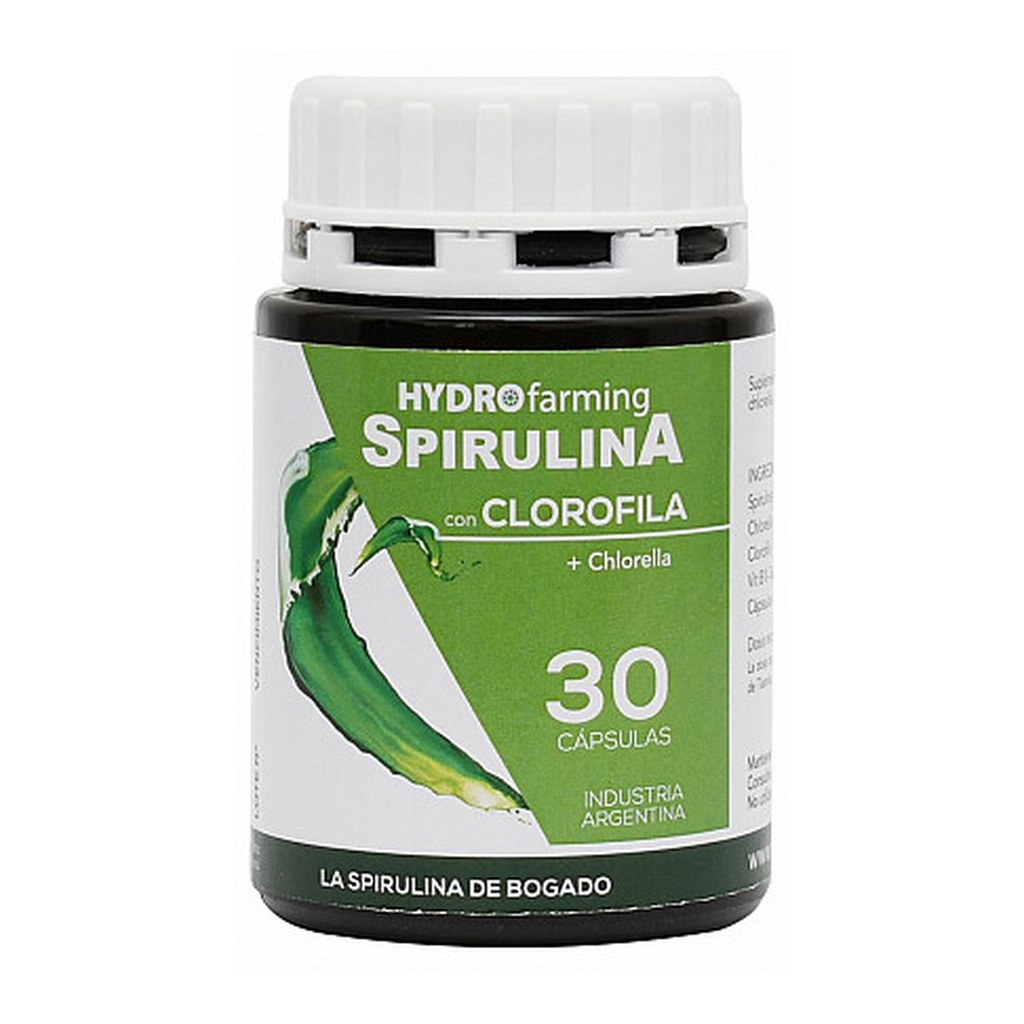 [2483] Espirulina con Clorofila+ Chlorela x 30 comp