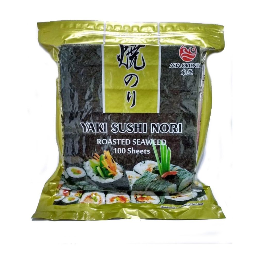 [0201] Algas Nori Tostadas (Planchas) x 100 un