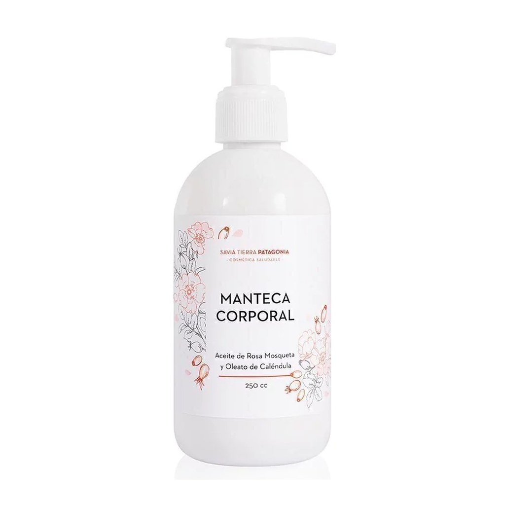 [3160] Manteca corporal (rosa mosqueta y calendula) x 250 ml