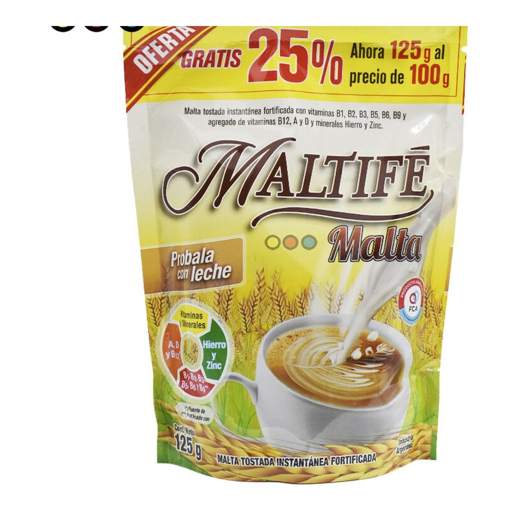 [2525] Cebada s/azucar "Maltife" instantaneo doypack x 115 g