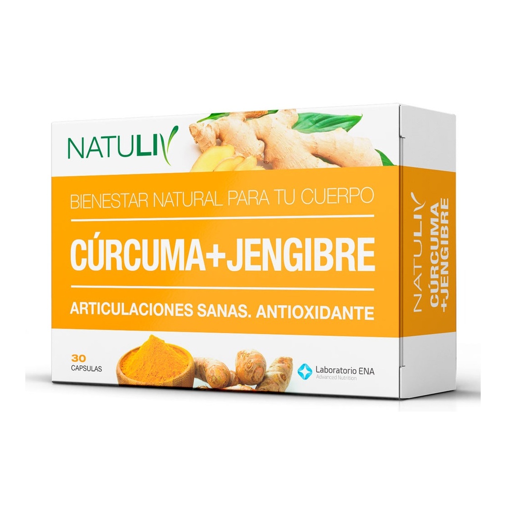 [2061] Curcuma + Jengibre x 30 caps