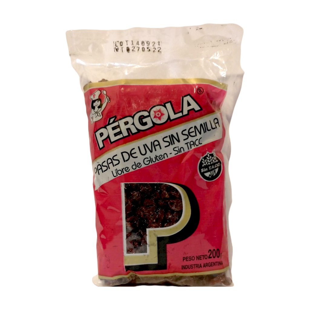 [2369] Pasas de uva sin semilla x 200 g