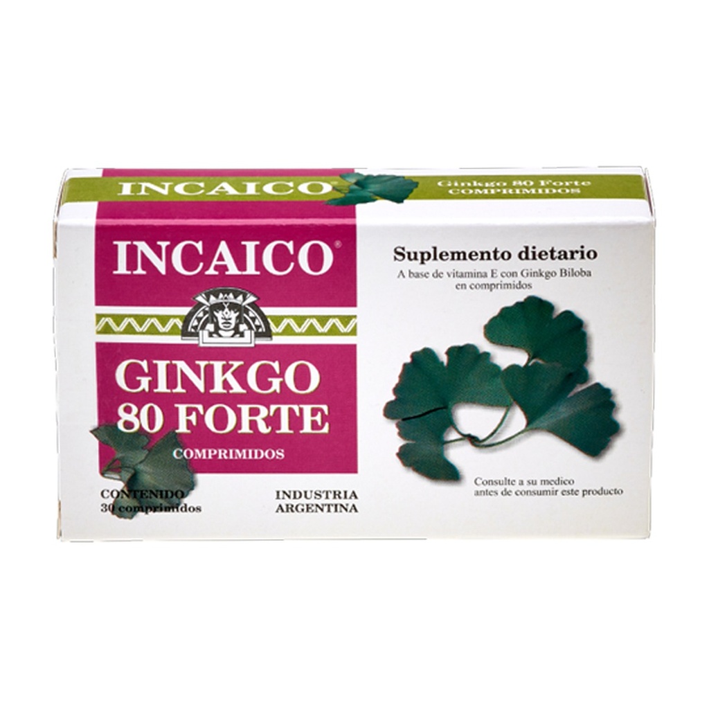 [0160] Ginko Biloba (memoria; circulacion) x 30 comp