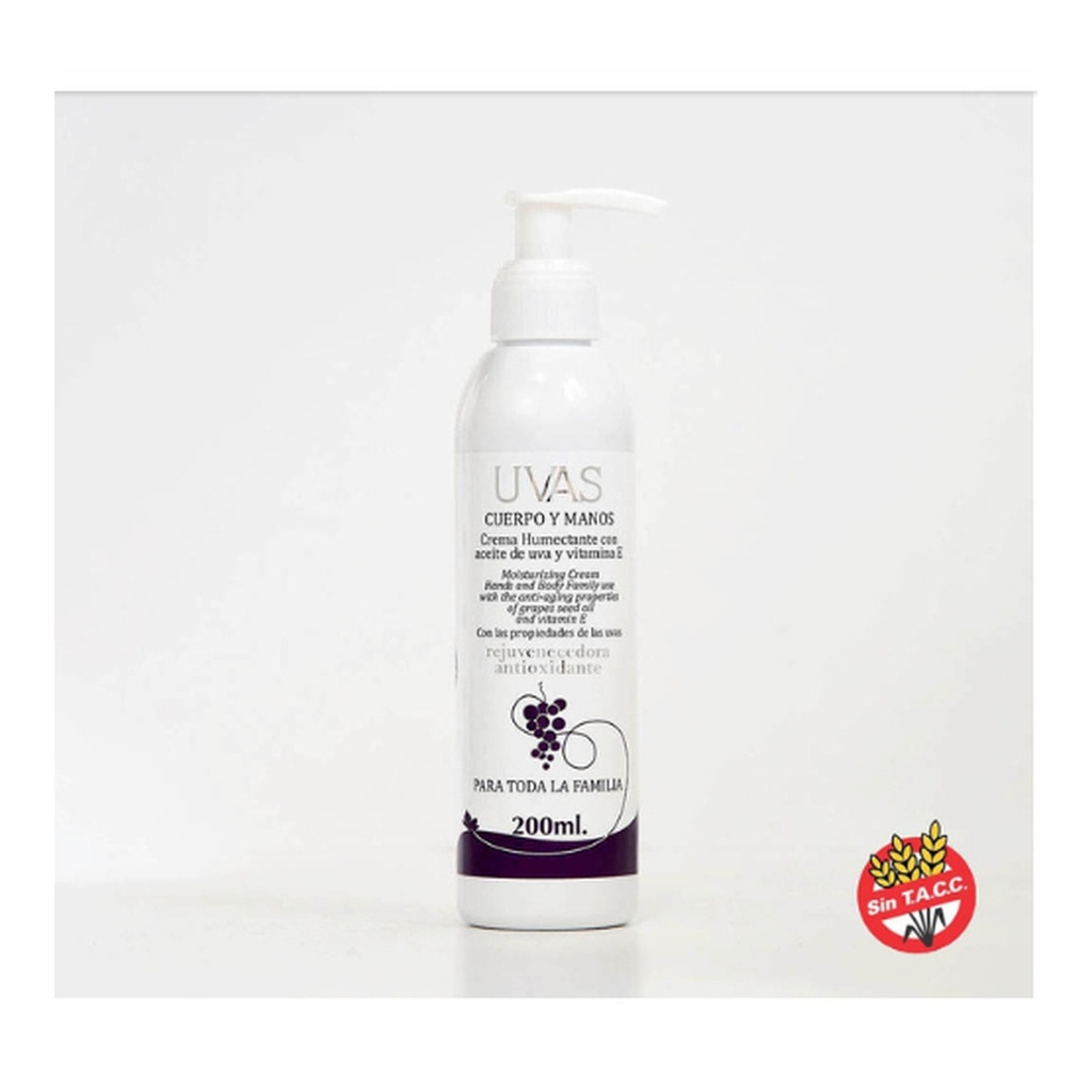 Crema Cuerpo y Manos c/ dosificador x 200 g