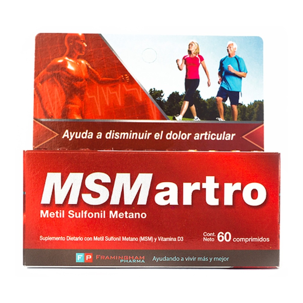 [1471] MSM Artro -Ayuda contra el dolor e inflamación articular x 60 comp