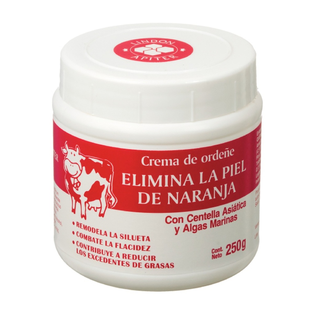 Crema de Ordeñe Anticelulitis (centella asiatica) x 250 g