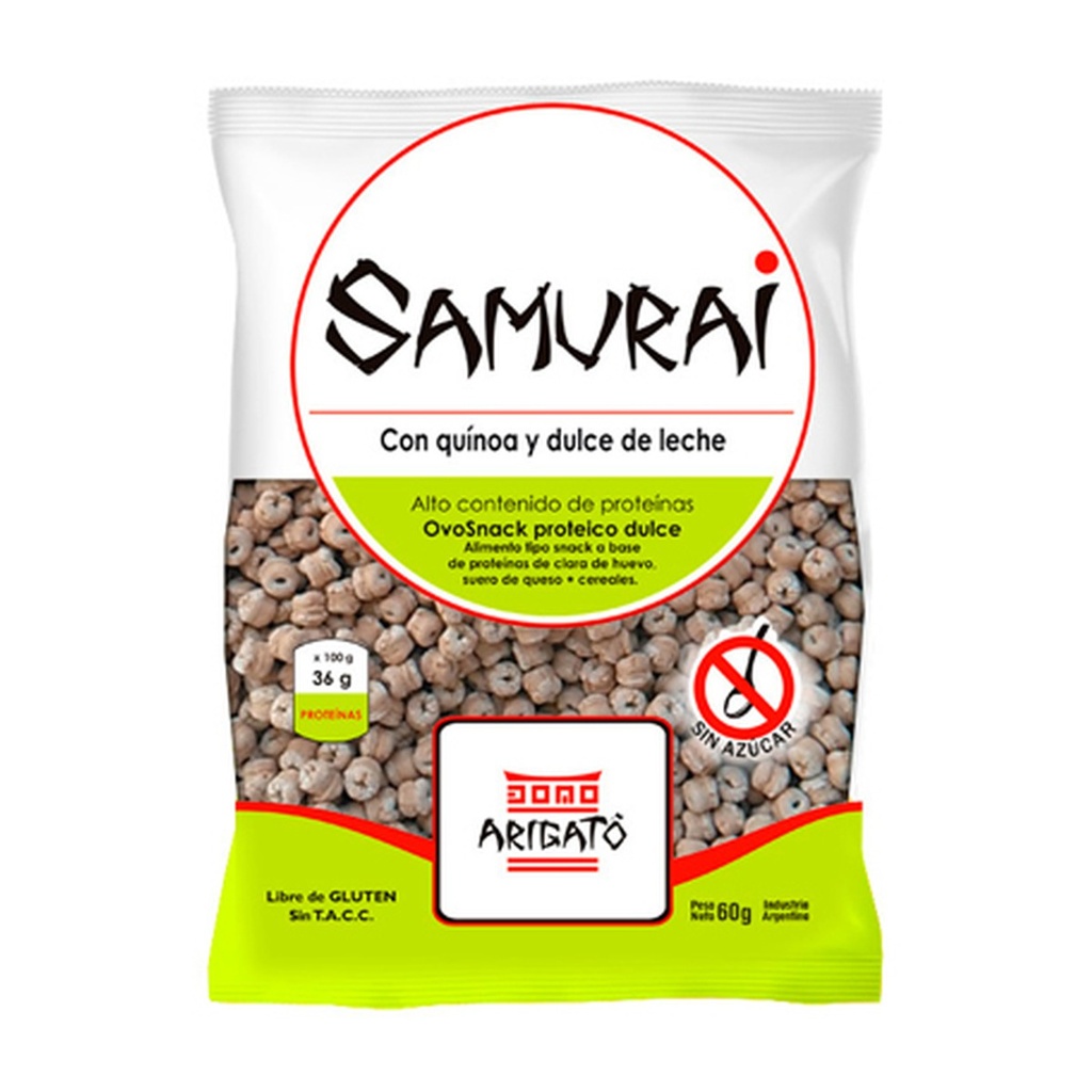 [2088] Samurai Quinoa y dulce de leche x 80 g