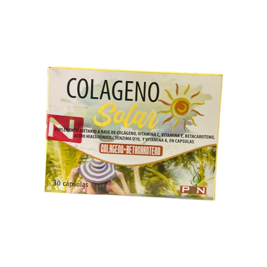 Colageno Solar Magnesio + Betacaroteno x 30 caps
