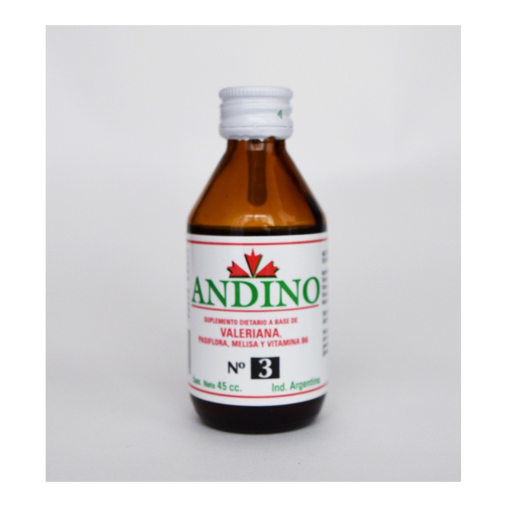 N° 3 Ansiolítico - Insomnio; estrés; nervios x 45 ml