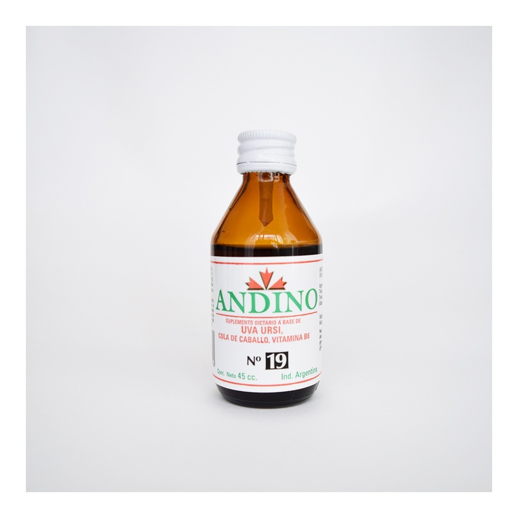 N° 19 Diuretico - Cálculos renales; cistitis; prostatitis; retención de líquidos x 45 ml