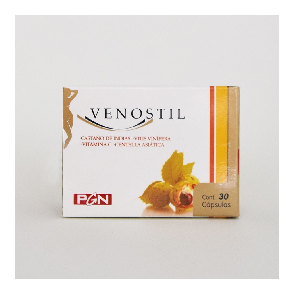 Venostil - Centella Asiatica p/ celuitis; flebitis x 30 caps
