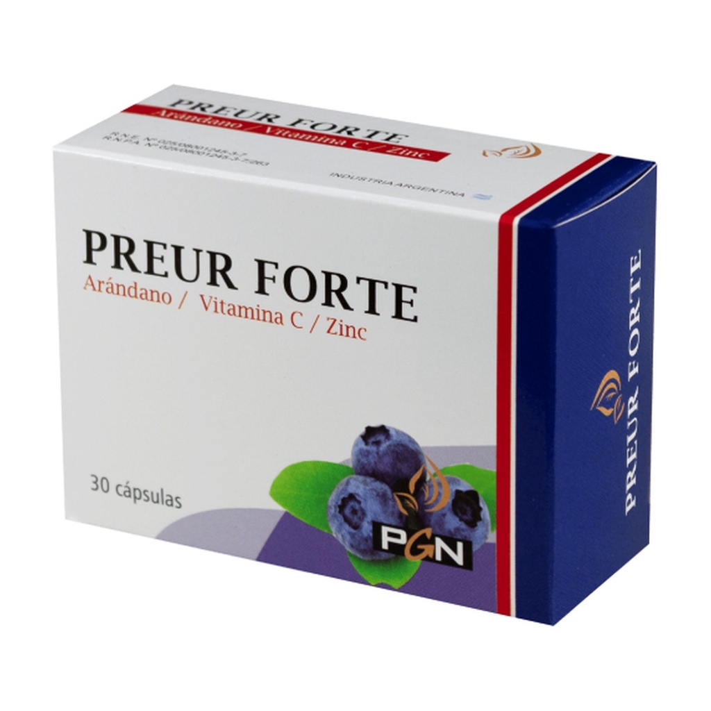 Preur Forte - Arandanos +Vit C+ Zinc x 30 comp