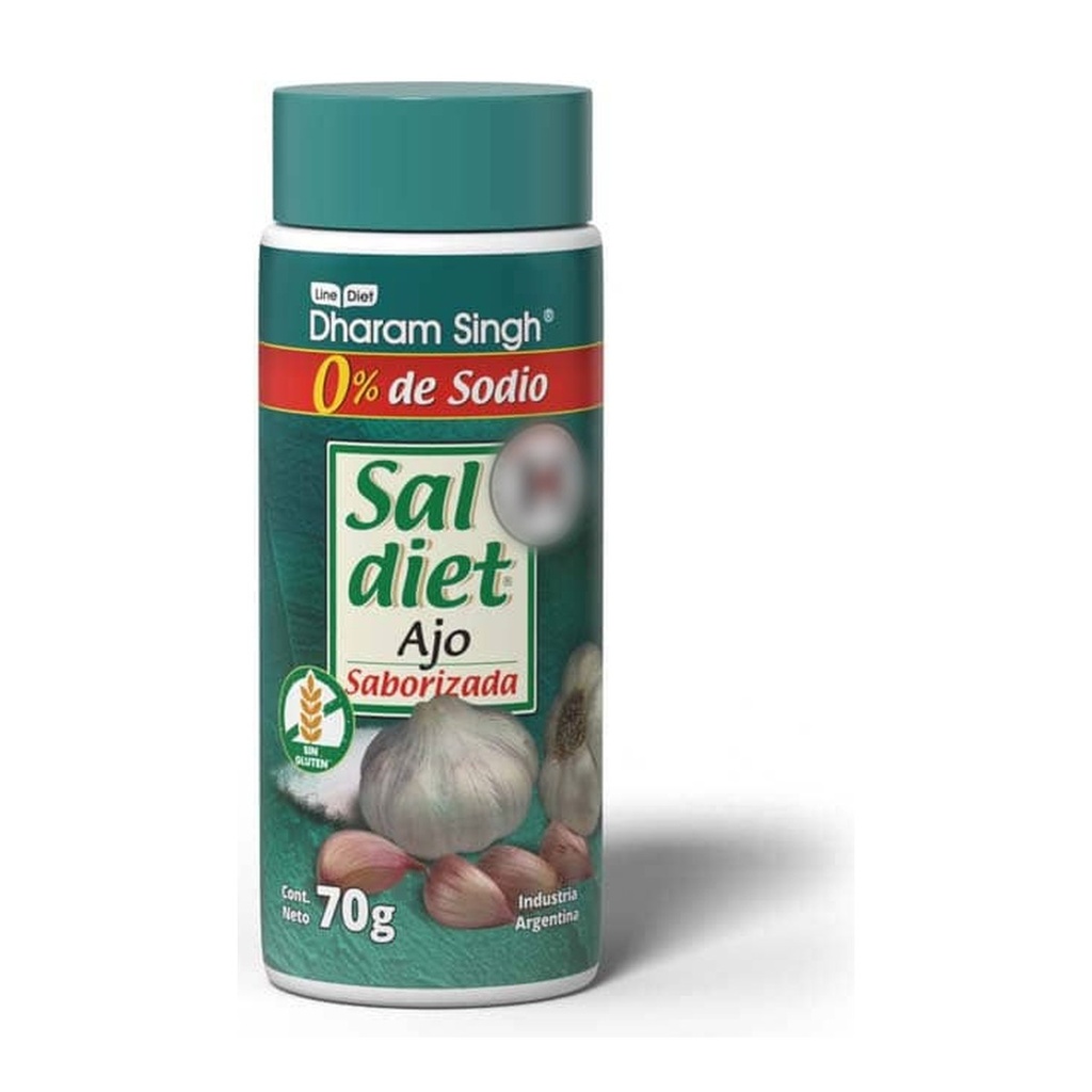 Sal diet c/ajo 0% Sodio x 70 g