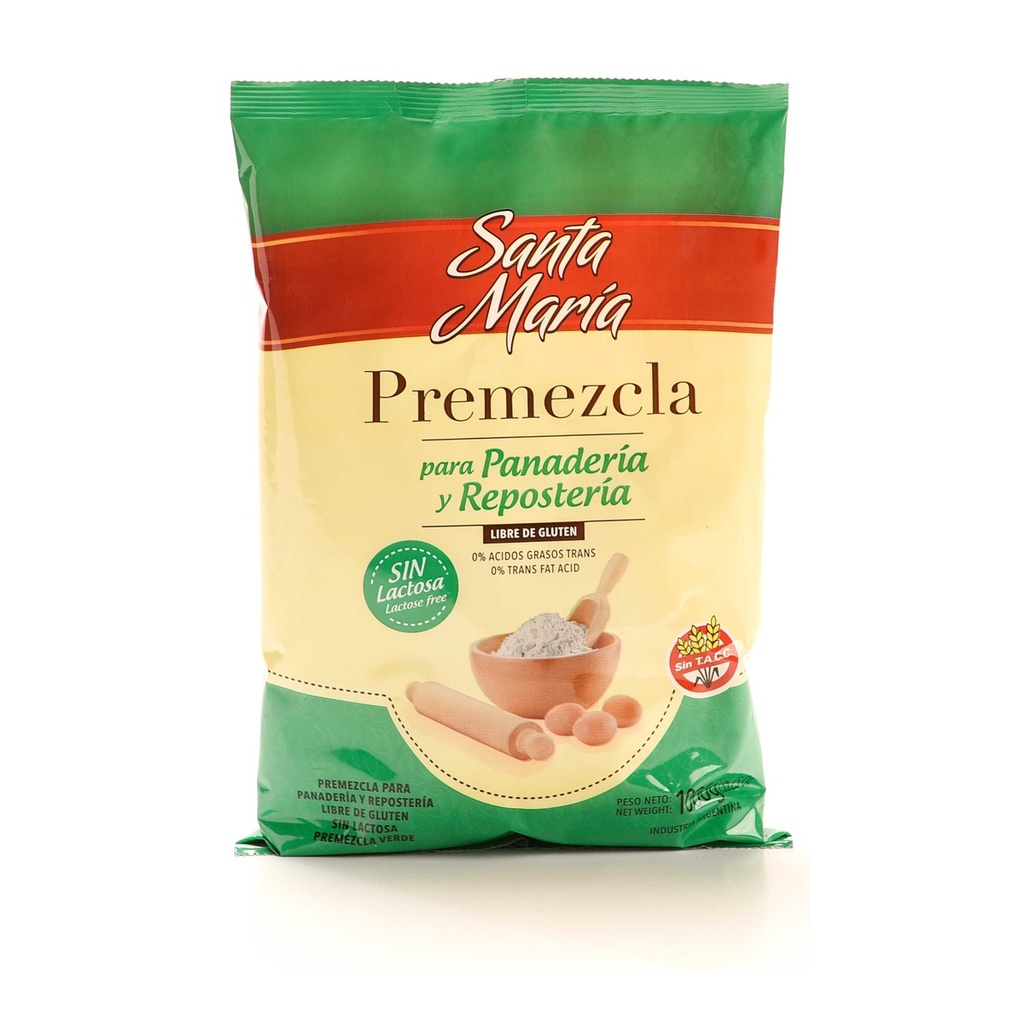 Premezcla para repostería sin Lactosa (Verde) x 1 kg