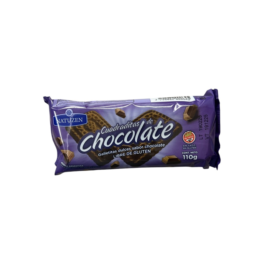 [1762] Cuadraditas de Chocolate x 110 g