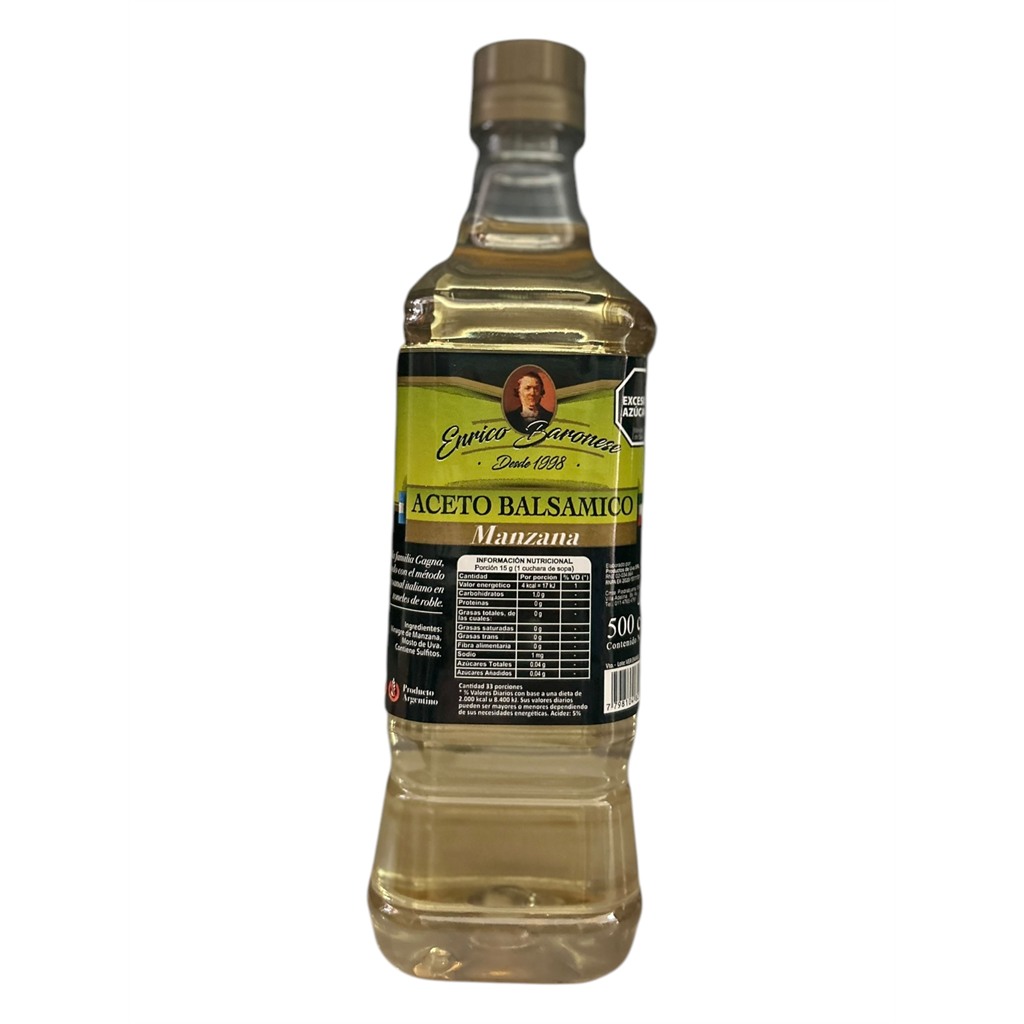 Aceto Balsámico "Manzana"; envase pet x 500 ml