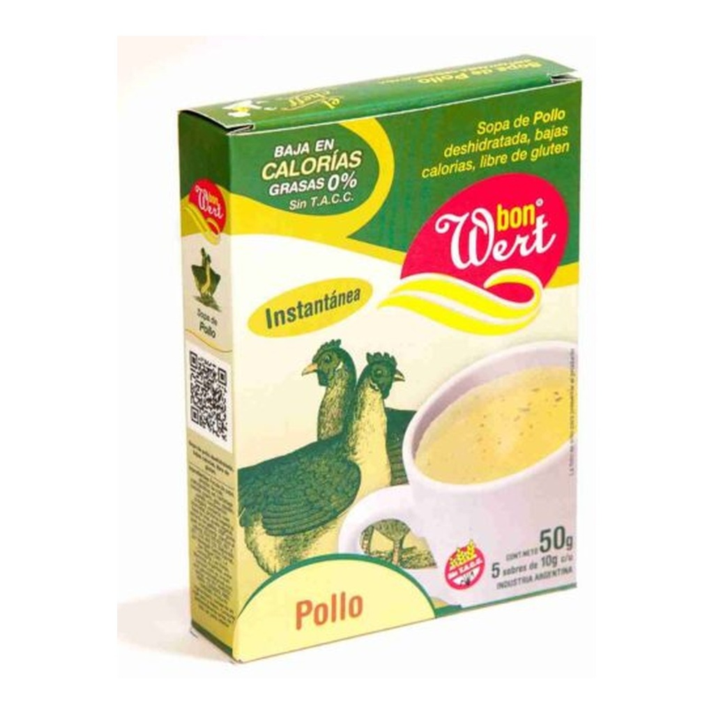 [1714] Sopa de Pollo 5 sobres x 50 g