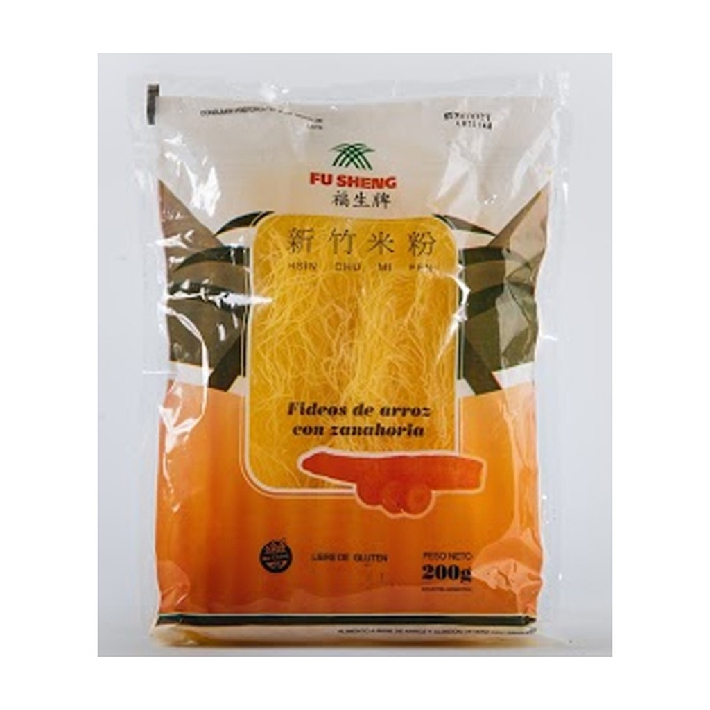 Fideos de Arroz Finos Zanahoria x 200 g