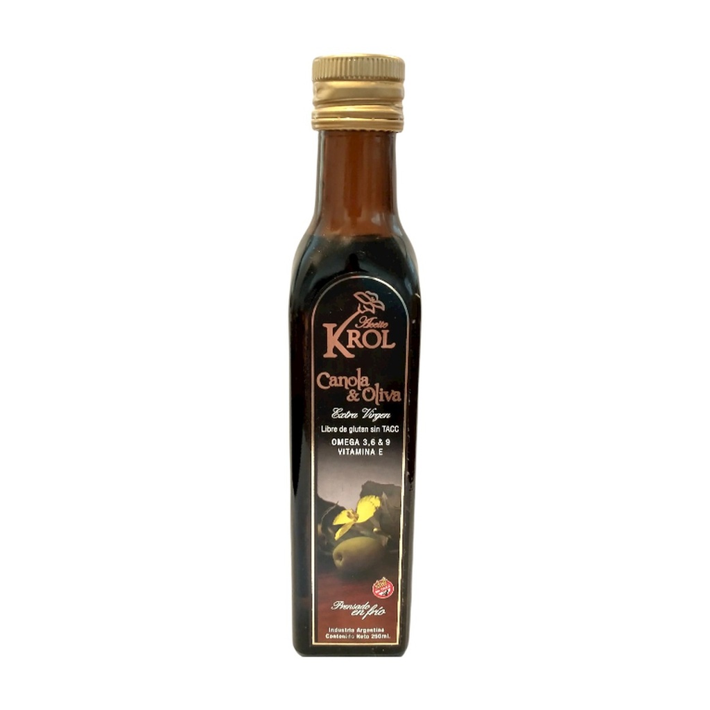 Aceite de Canola y Oliva Extra Virgen x 500 ml