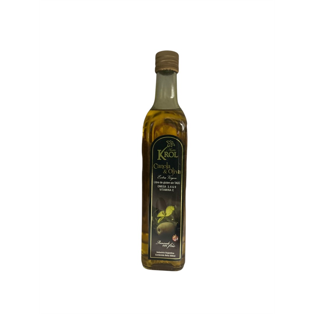 Aceite de Canola y Oliva Extra Virgen x 250 ml