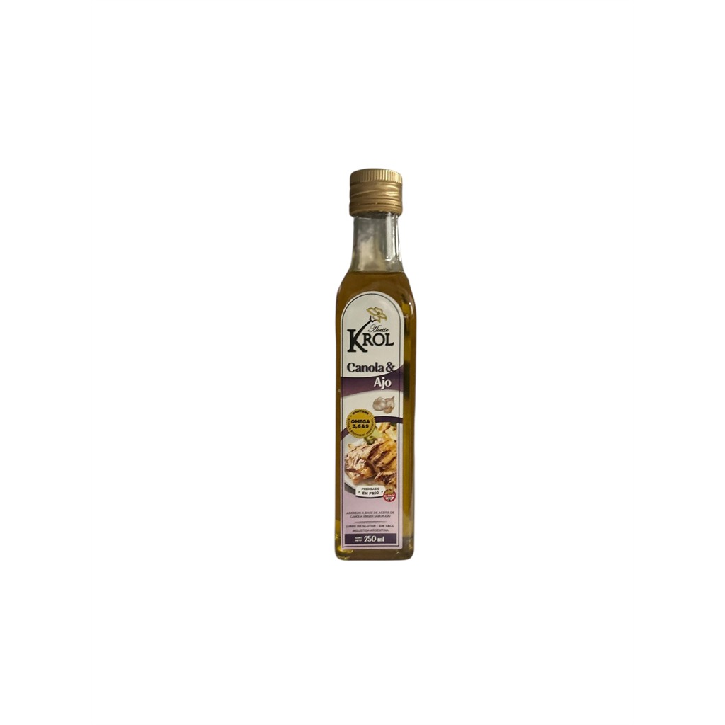 Aceite de Canola Sabor Ajo x 250 ml