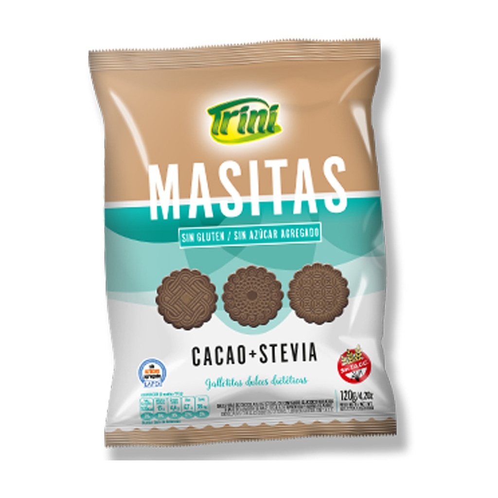 [2497] Galletitas Dulces de Chocolate c/stevia x 120 g
