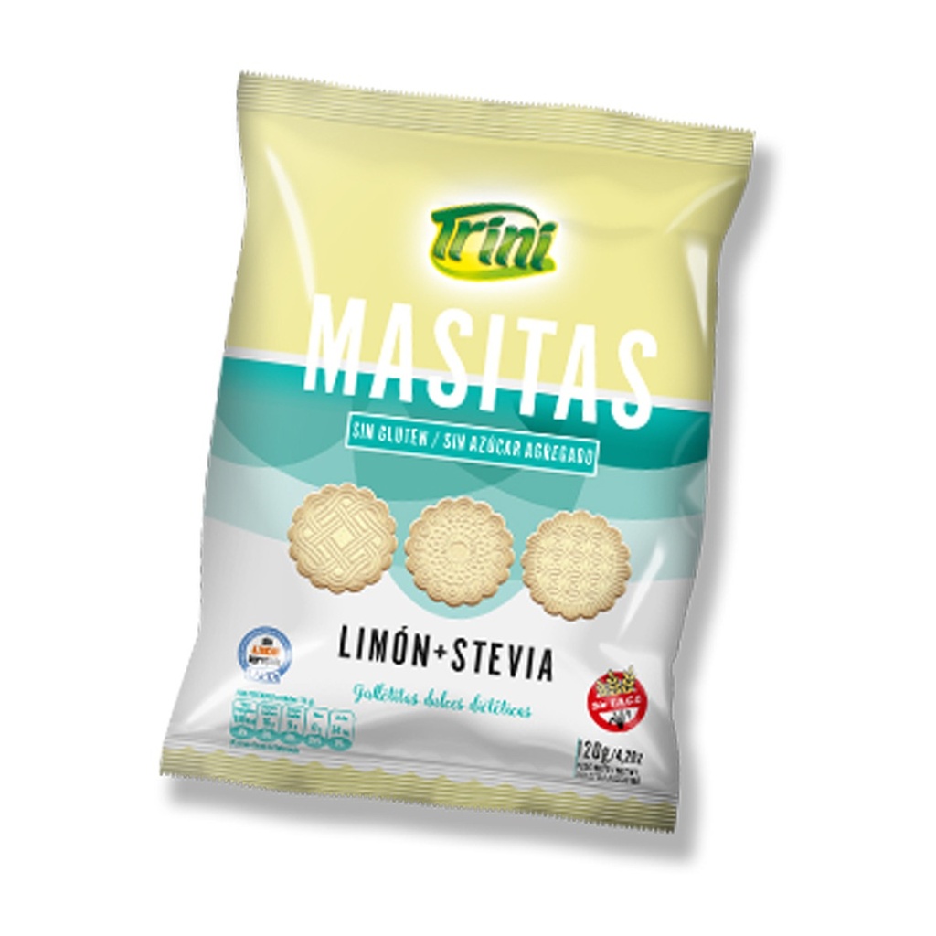 [2496] Galletitas Dulces sabor Limón c/stevia x 120 g