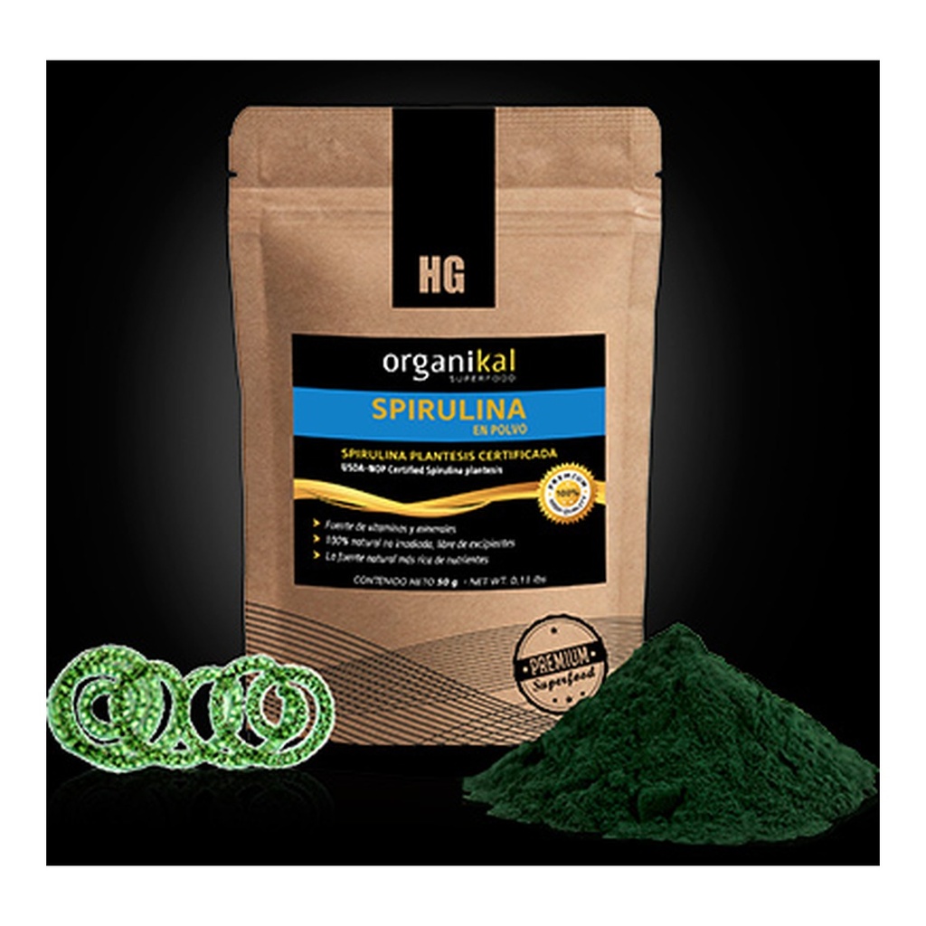 [2633] Superfoods   Spirulina En Polvo - Energizante x 50 g