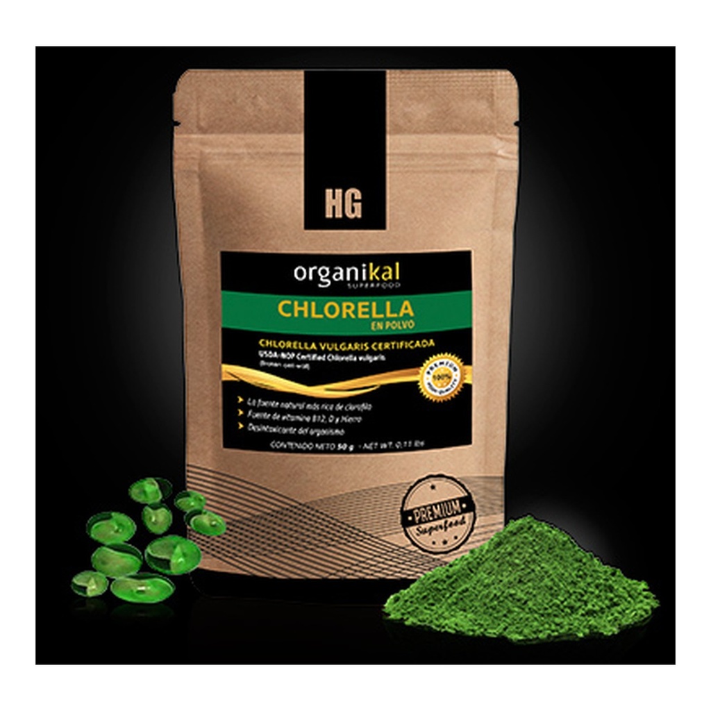 [2168] Superfoods  Chlorella En Polvo- Energizante x 50 g