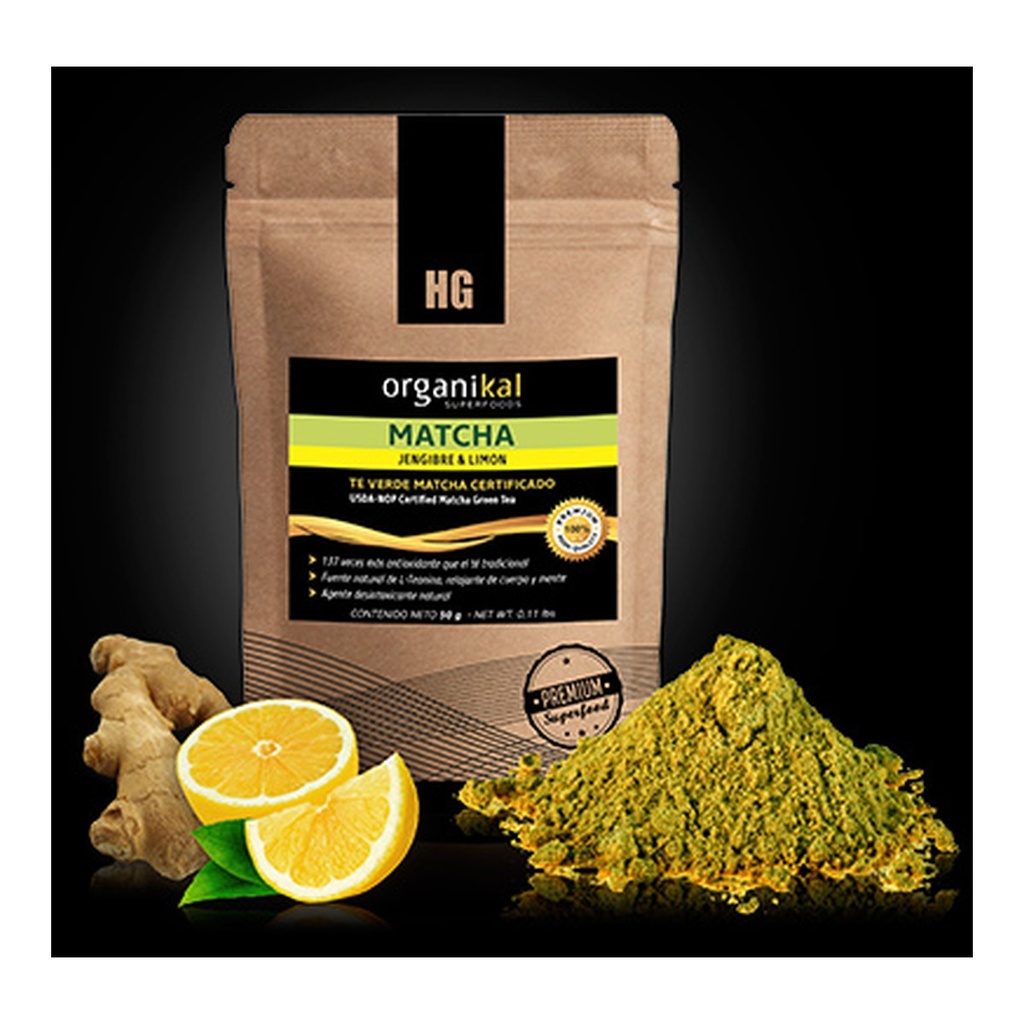 [2281] Superfoods Matcha Jengibre & Limón - Energizante x 50 g