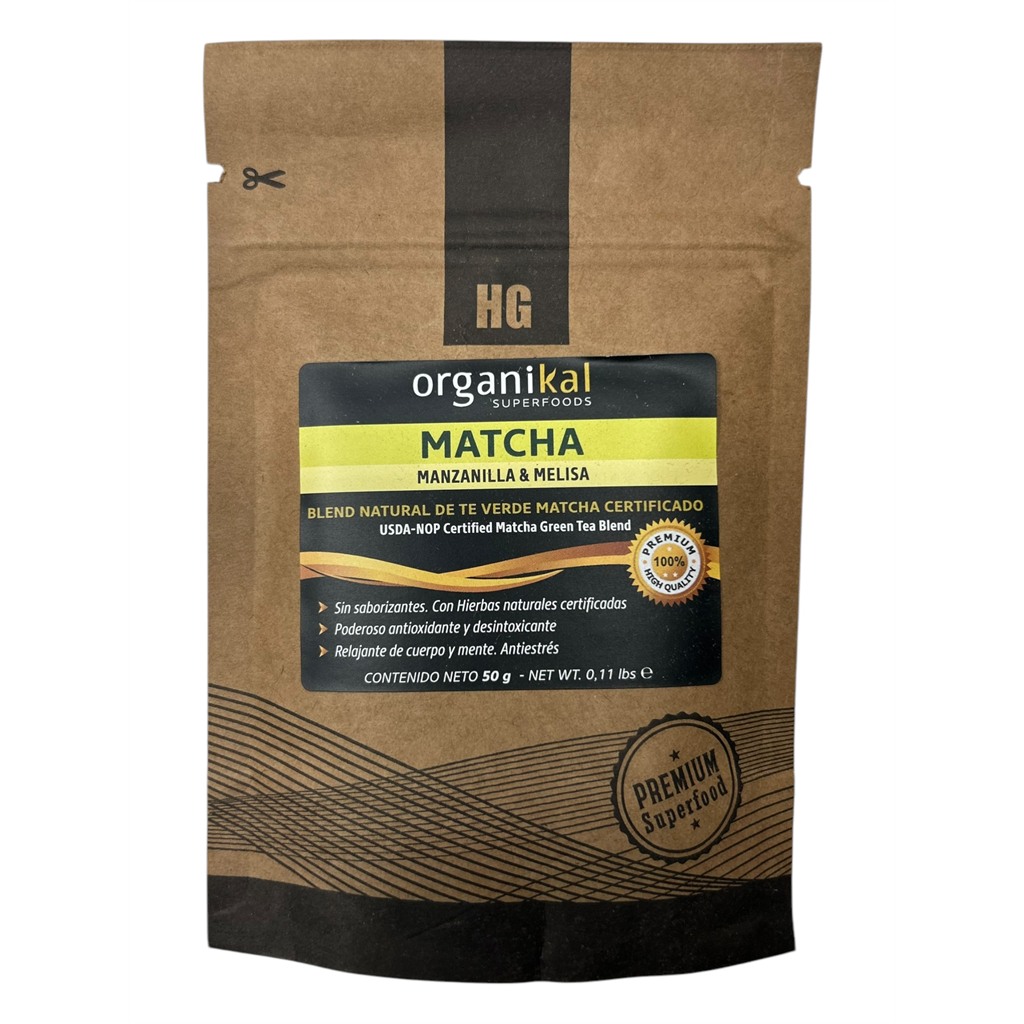 [3267] Superfoods  Matcha Manzanilla & Melisa x 50 g