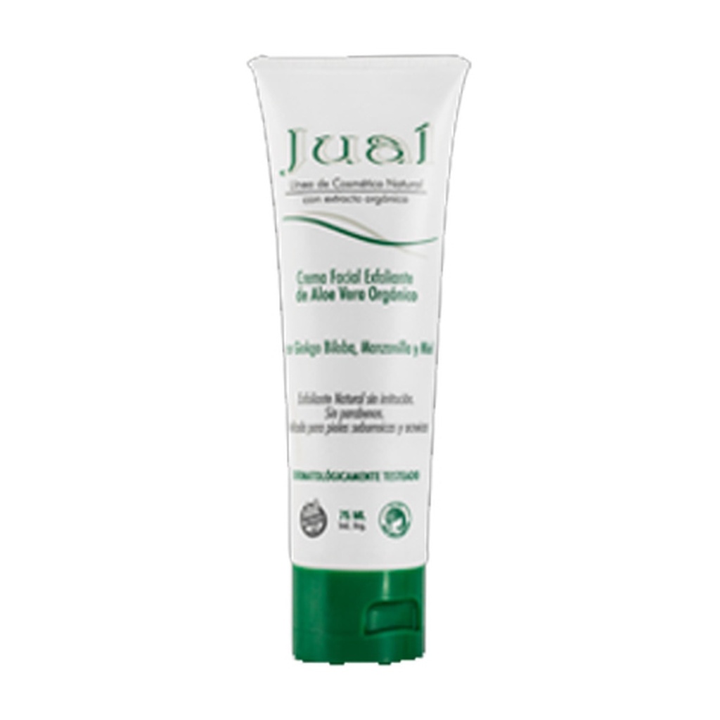 Crema Facial Exfoliante de Aloe Vera x 75 ml
