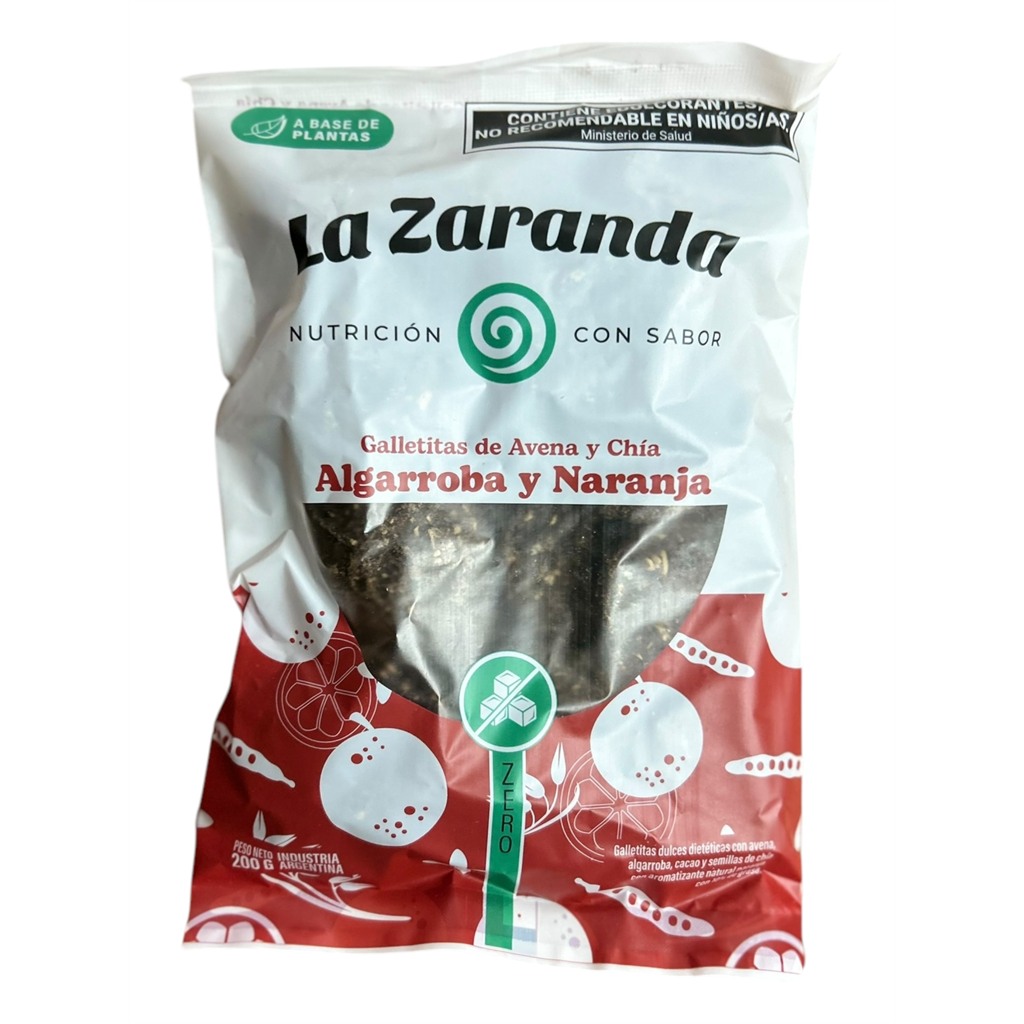 [2952] Galletitas Algarroba y Naranja c/ azucar x 200 g