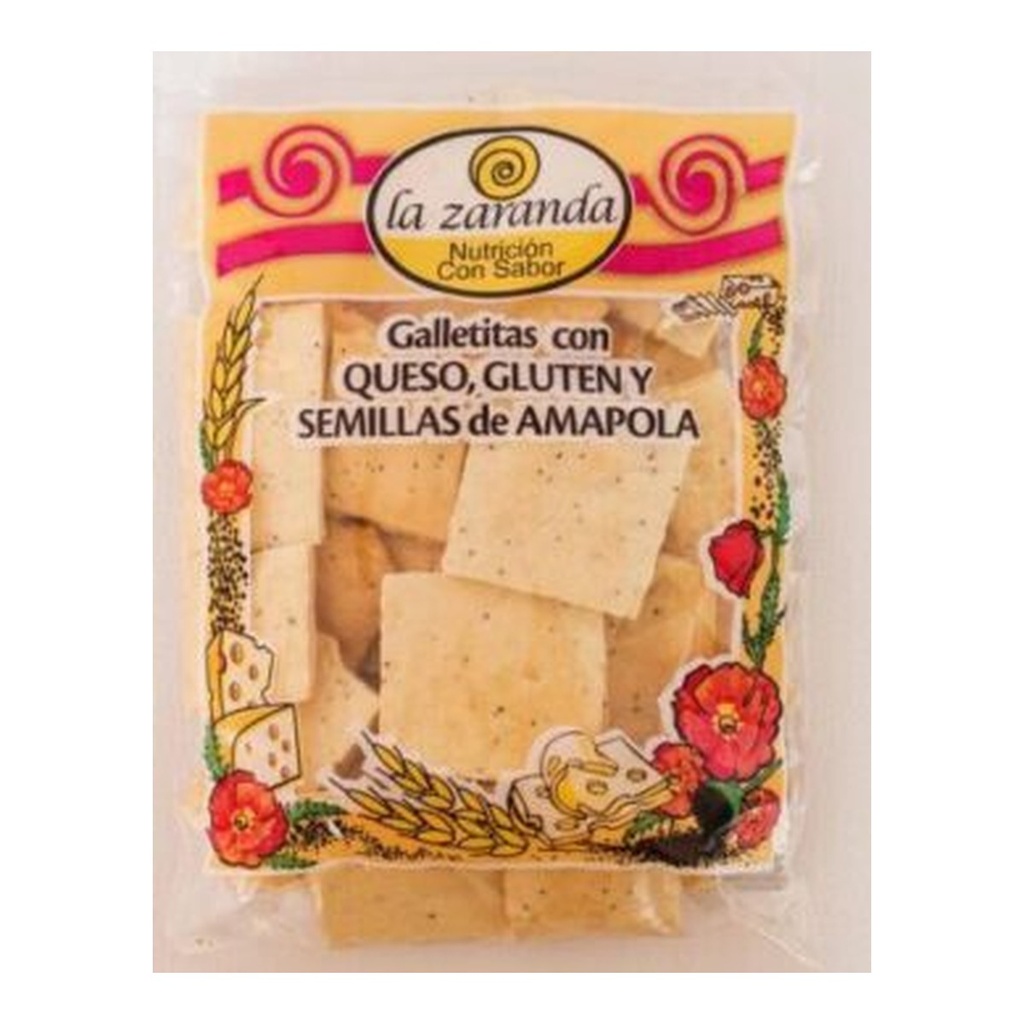 [2731] Galletitas Saborizadas Queso y Amapola c/ sal x 175 g