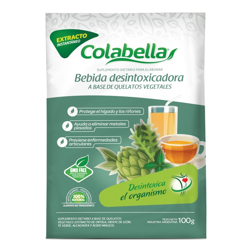 Bebida Desintoxicadora de Quelatos Vegetales x 100 g
