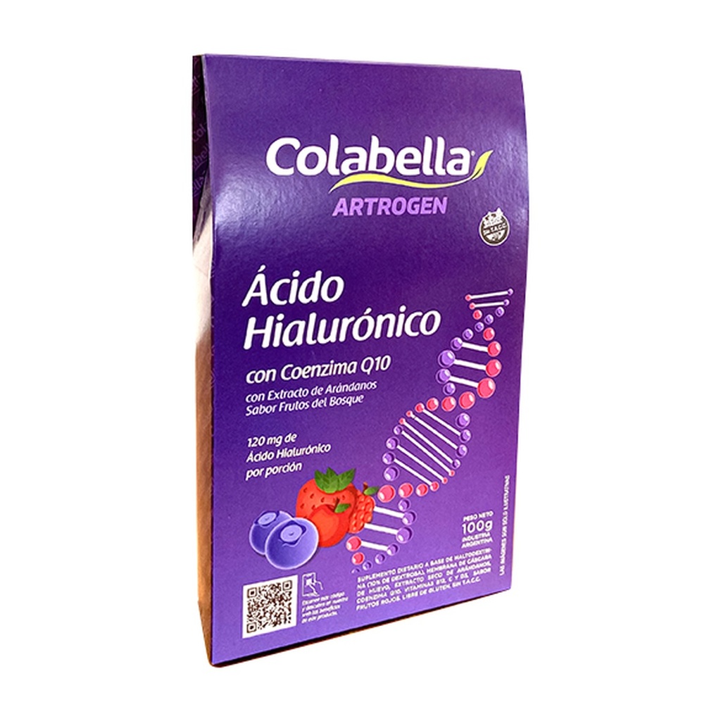 Artrogen Suplemento a base de Acido Hialurónico con Frutos del Bosque x 100 g