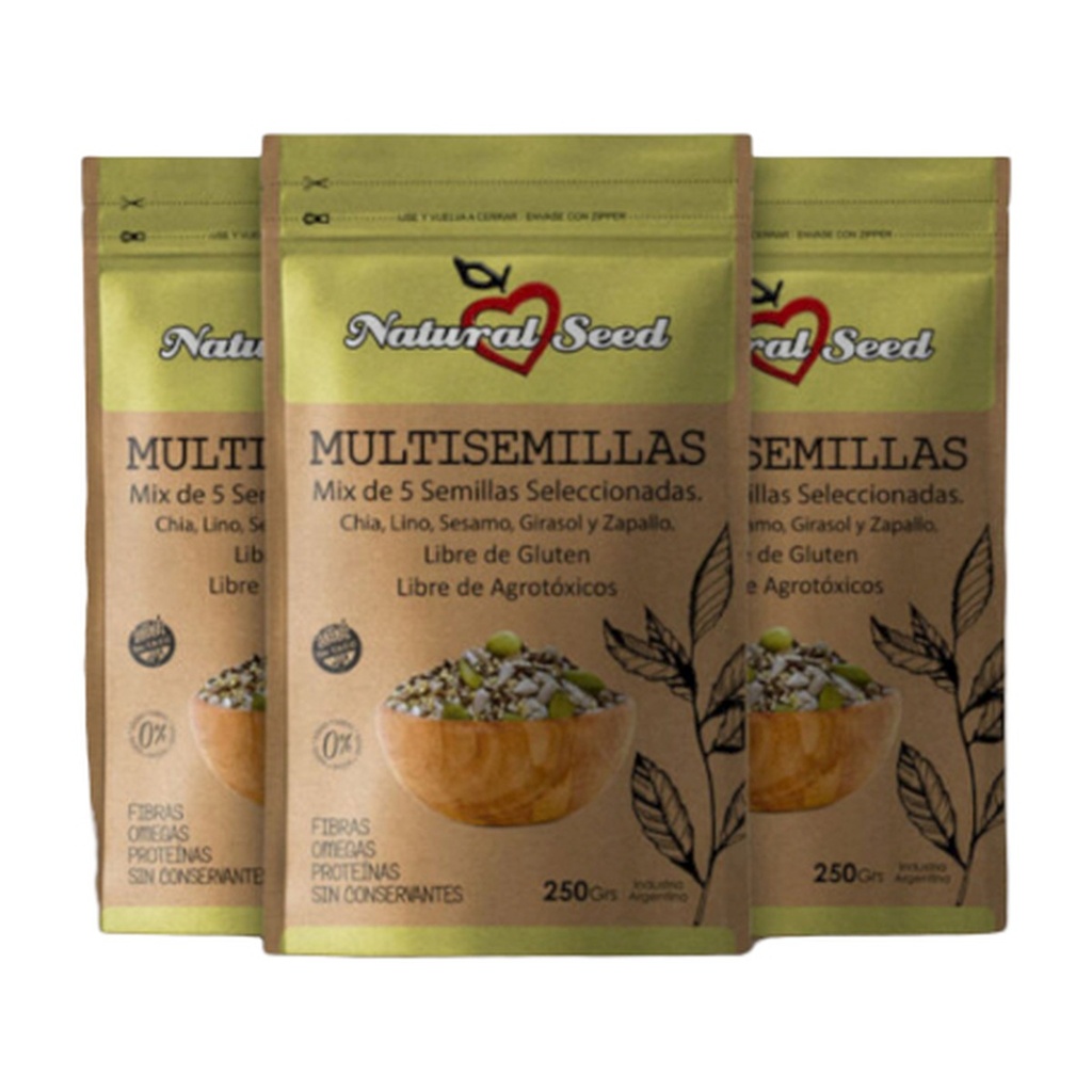 [1289] Multisemilla 5 semillas enteras x 250 g