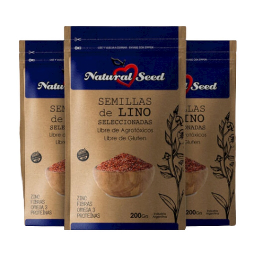 [1980] Semillas de Lino enteras x 200 g
