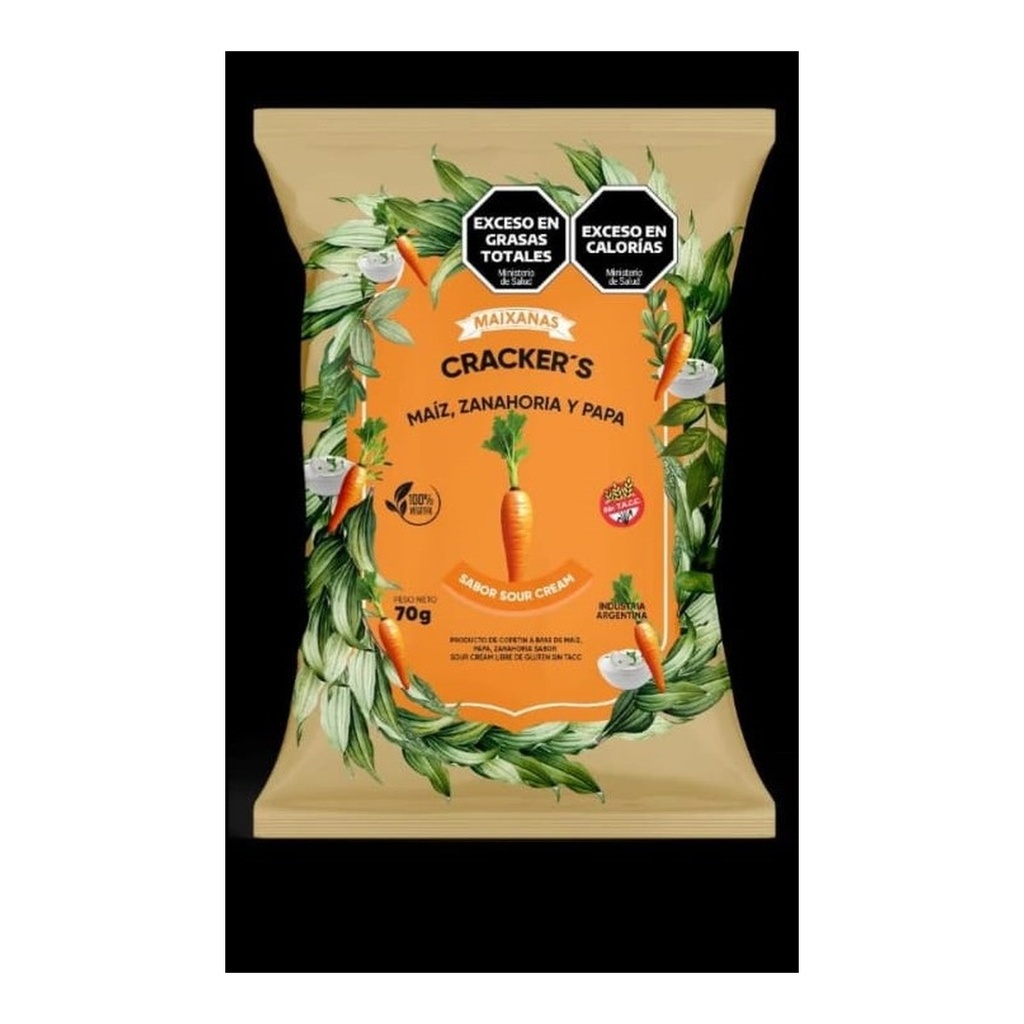 [3617] Cracker Zanahoria x 70 g