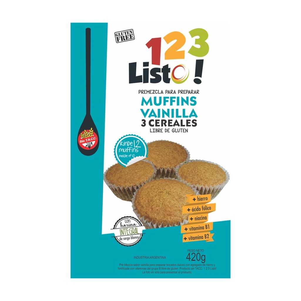 Premezcla Muffins de Vainilla x 420 g