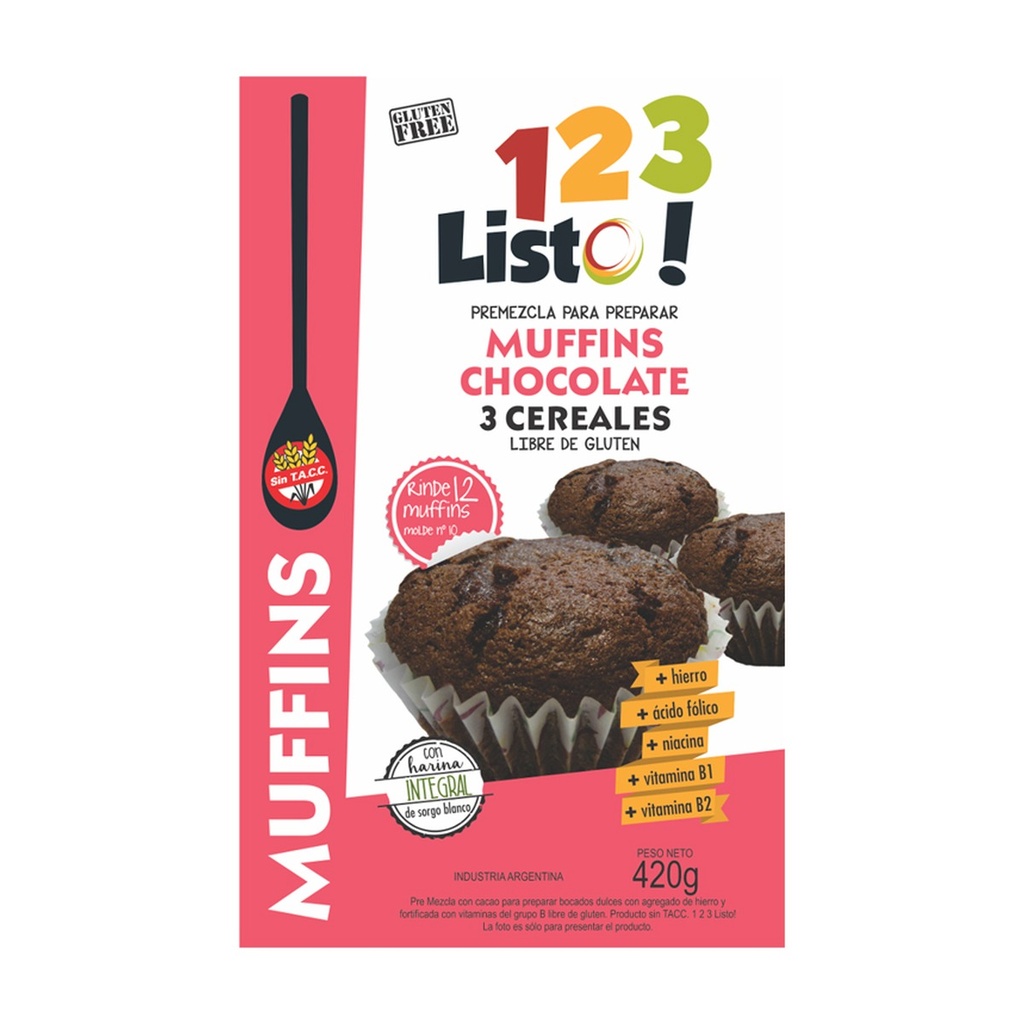 Premezcla Muffins de Chocolate x 420 g