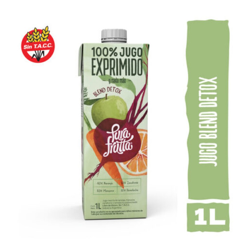 [2786] Detox Naranja, Zanahoria, Manzana y Remolacha x 1000 ml