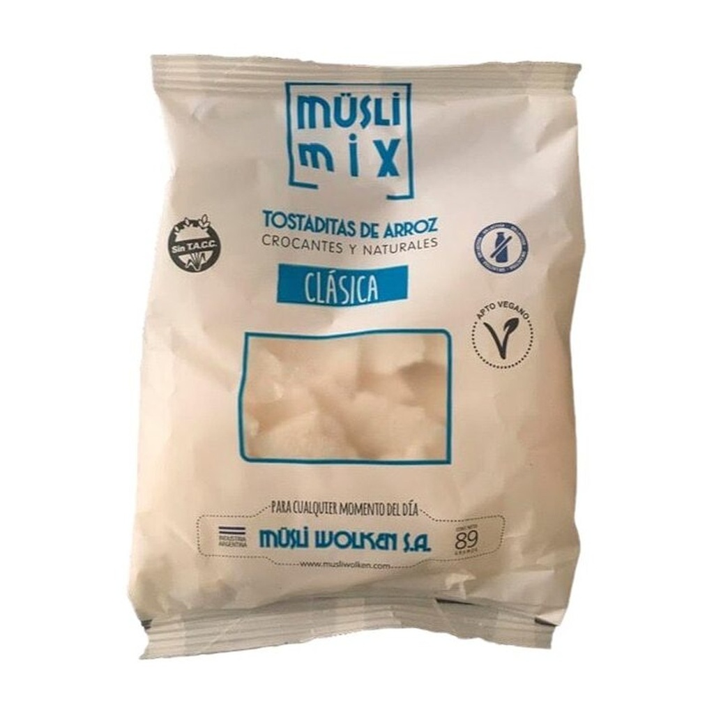 [3225] Tostadas de Arroz Clasica Musli Mix x 90 g