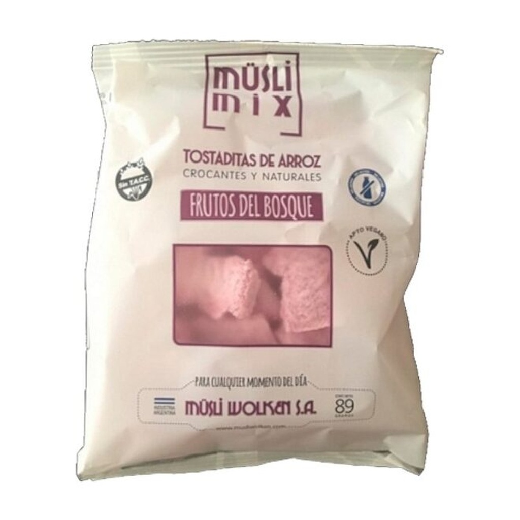 [3227] Tostada de Arroz de Frutos Rojos Musli Mix x 90 g