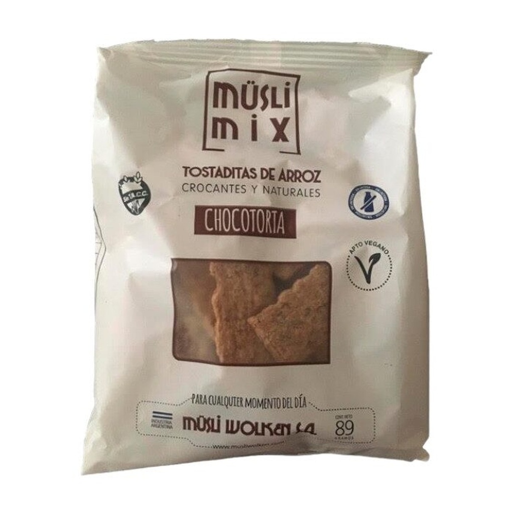 [3228] Tostadas de Arroz de Chocotorta  Musli Mix x 90 g