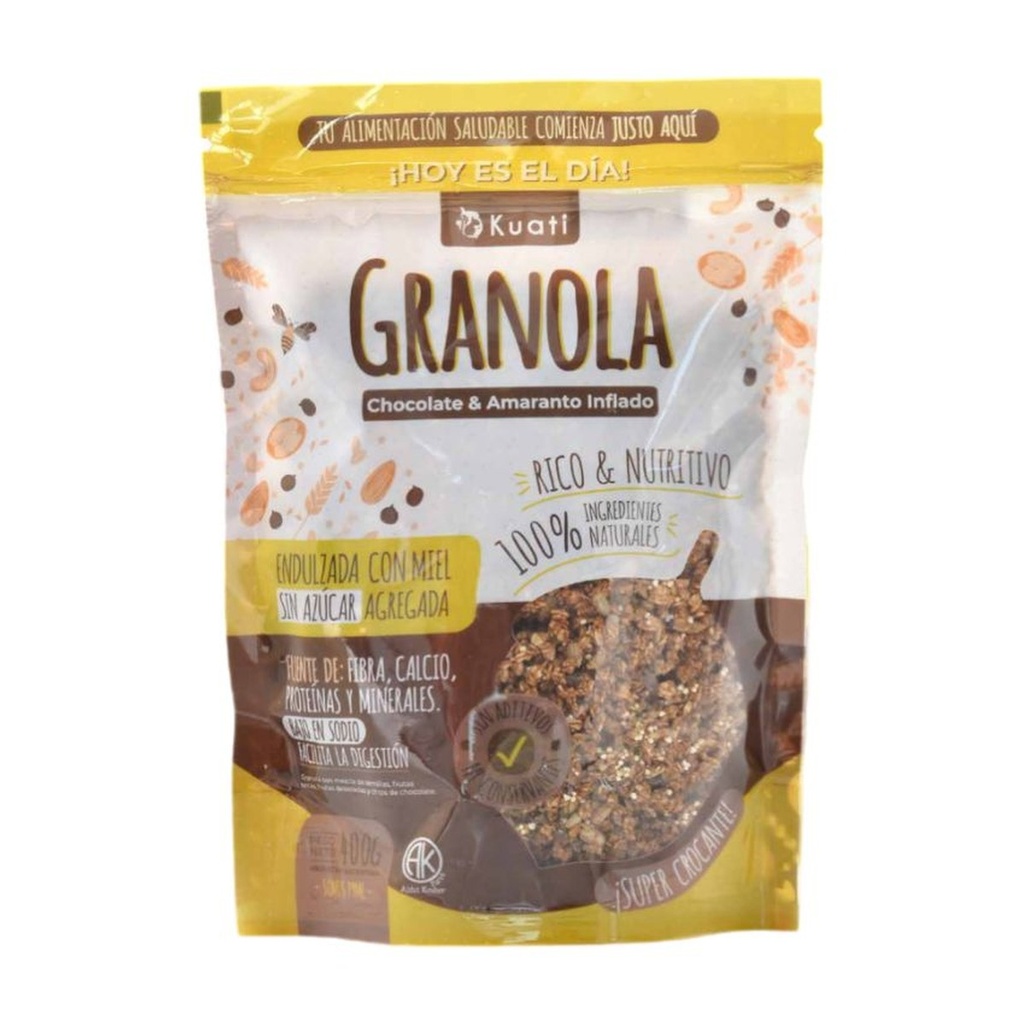 Granola Chocolate y Amaranto x 400 g