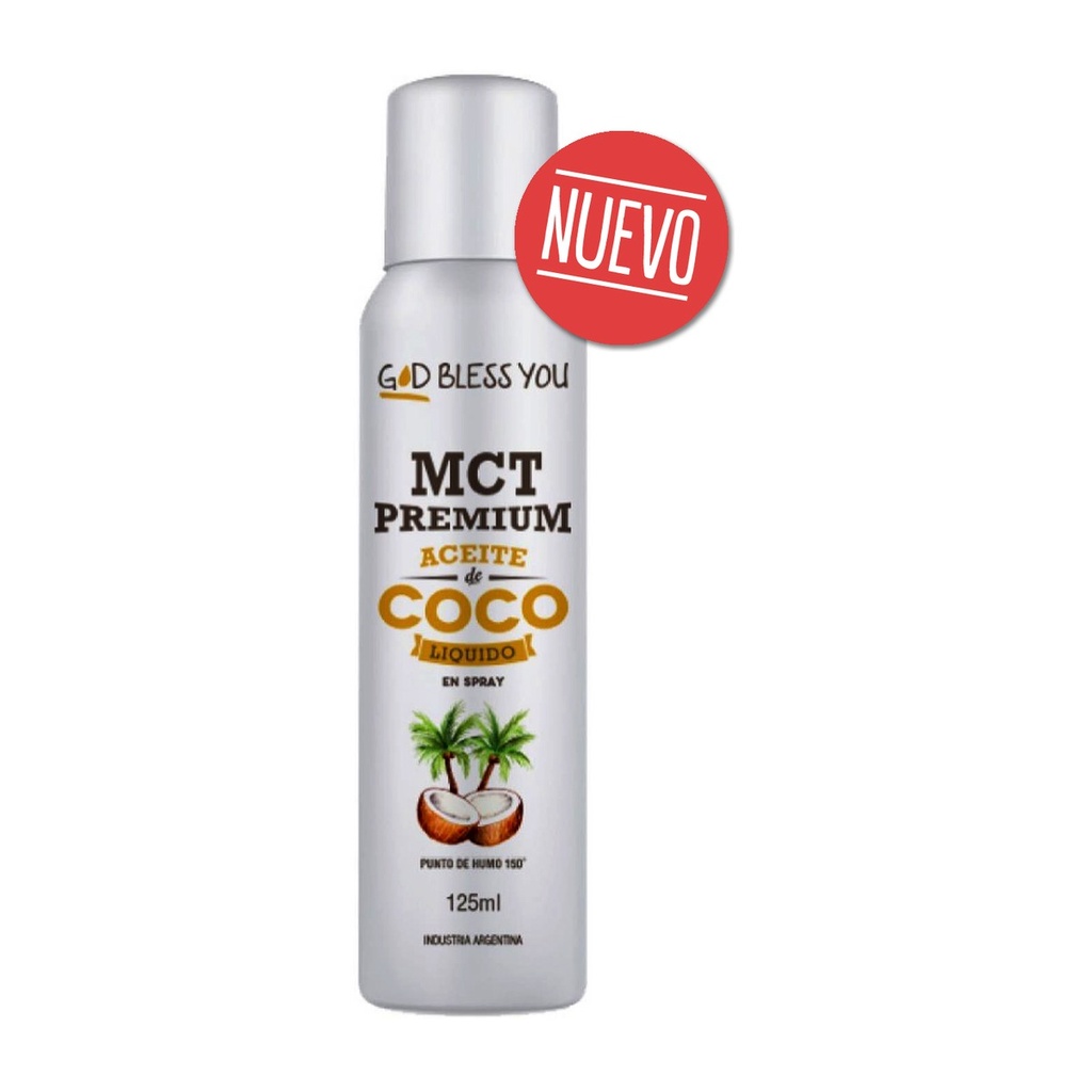 [2547] Aceite de Coco MCT Spray x 125 ml