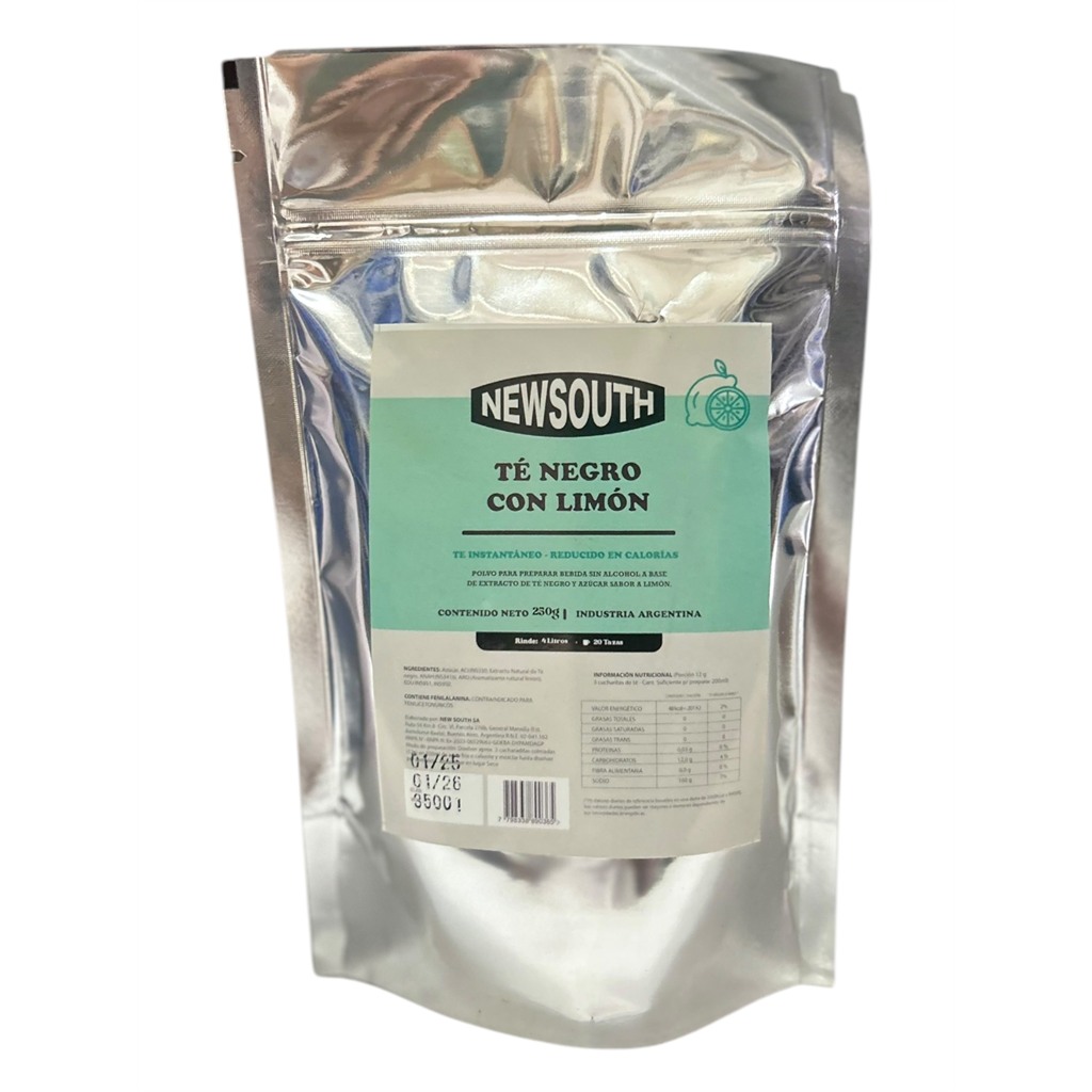 [3782] Te Negro Instantáneo Limón x 250 g
