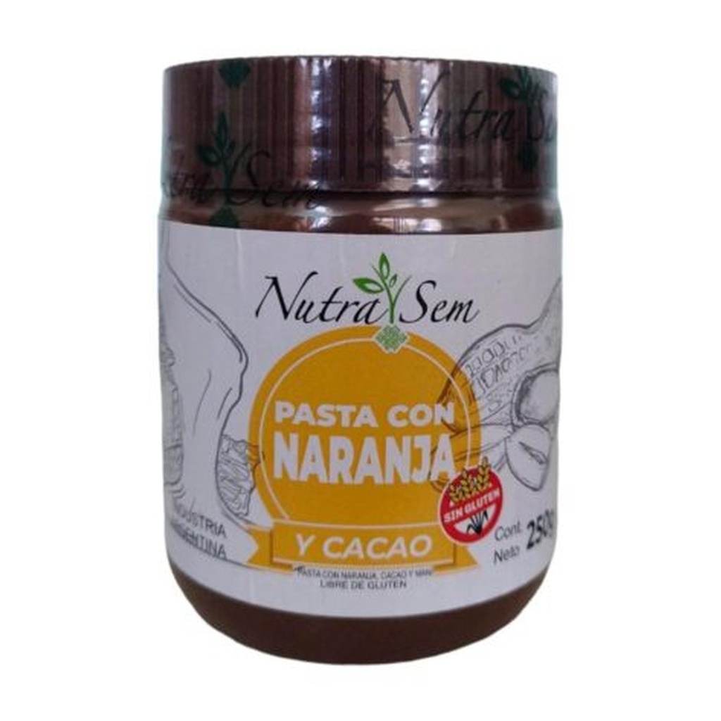 [3010] Pasta de Mani con naranja y cacao x 250 g