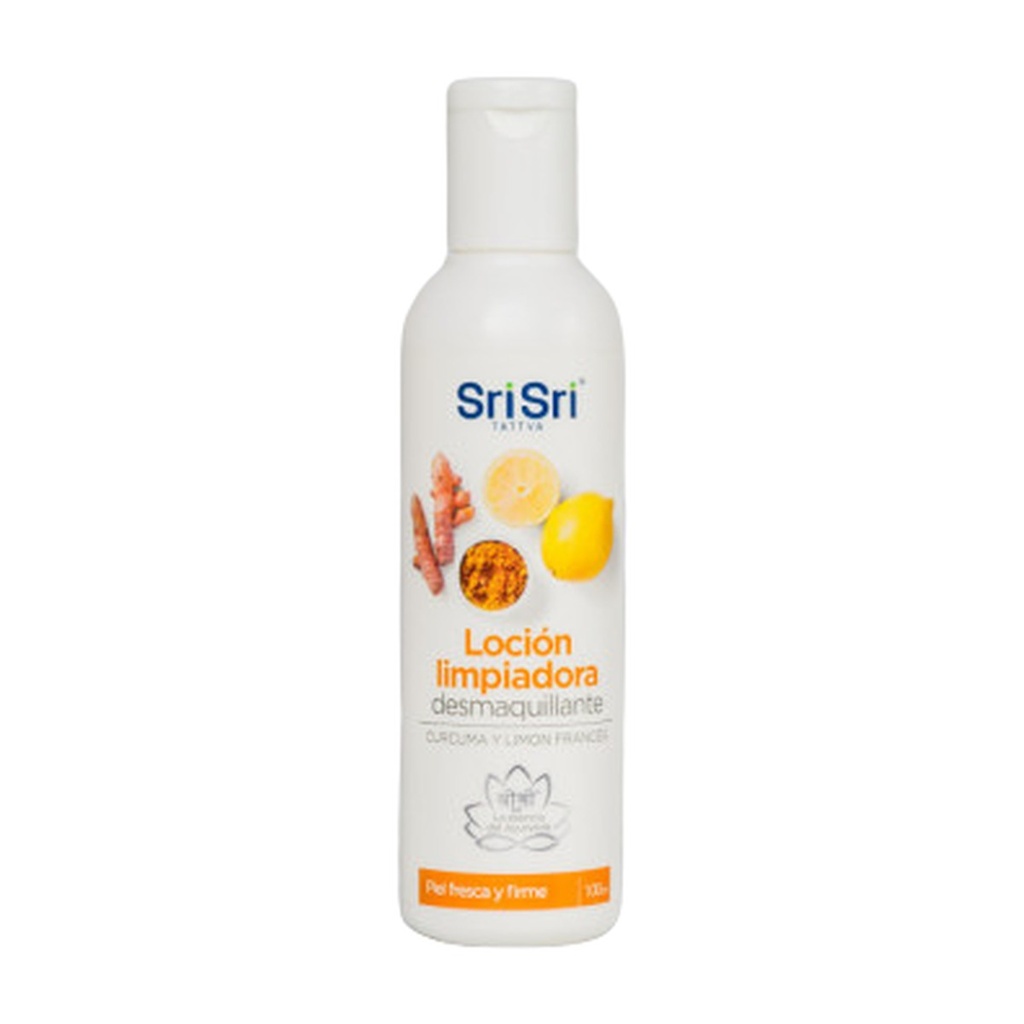[2184] Loción Limpiadora y Desmaquillante con Limón y Cúrcuma de la India x 100 ml